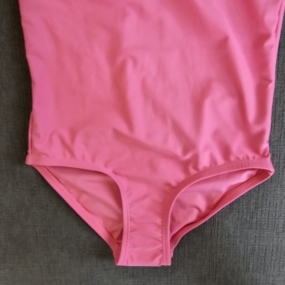 Barbie x Forever 21 Barbie Pink Rhinestone Bling One-Piece Swimsuit Girl Sz 9/10 - Picture 13 of 14